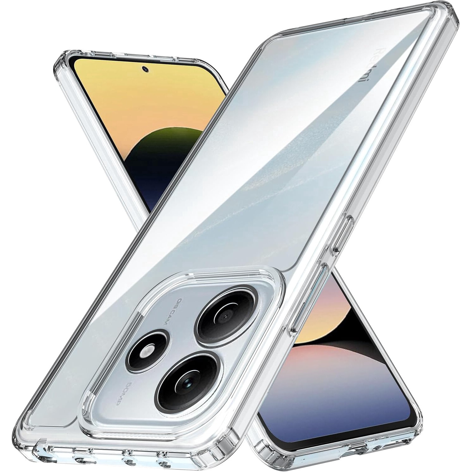 BestCase® Husa Pentru Xiaomi Redmi Note 14 5G, Anti Shock 1.5MM, Protectie camera si ecran, Transparent
