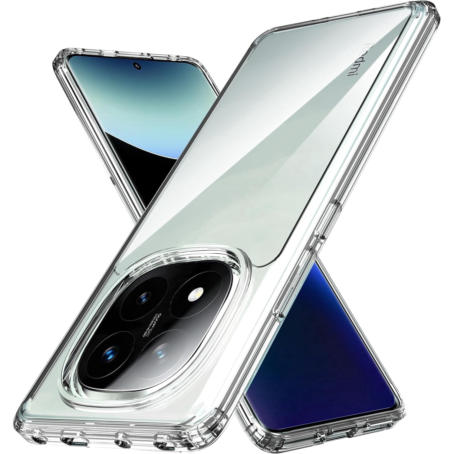 BestCase® Husa Pentru Xiaomi Redmi Note 14 Pro, Anti Shock 1.5MM, Protectie camera si ecran, Transparent