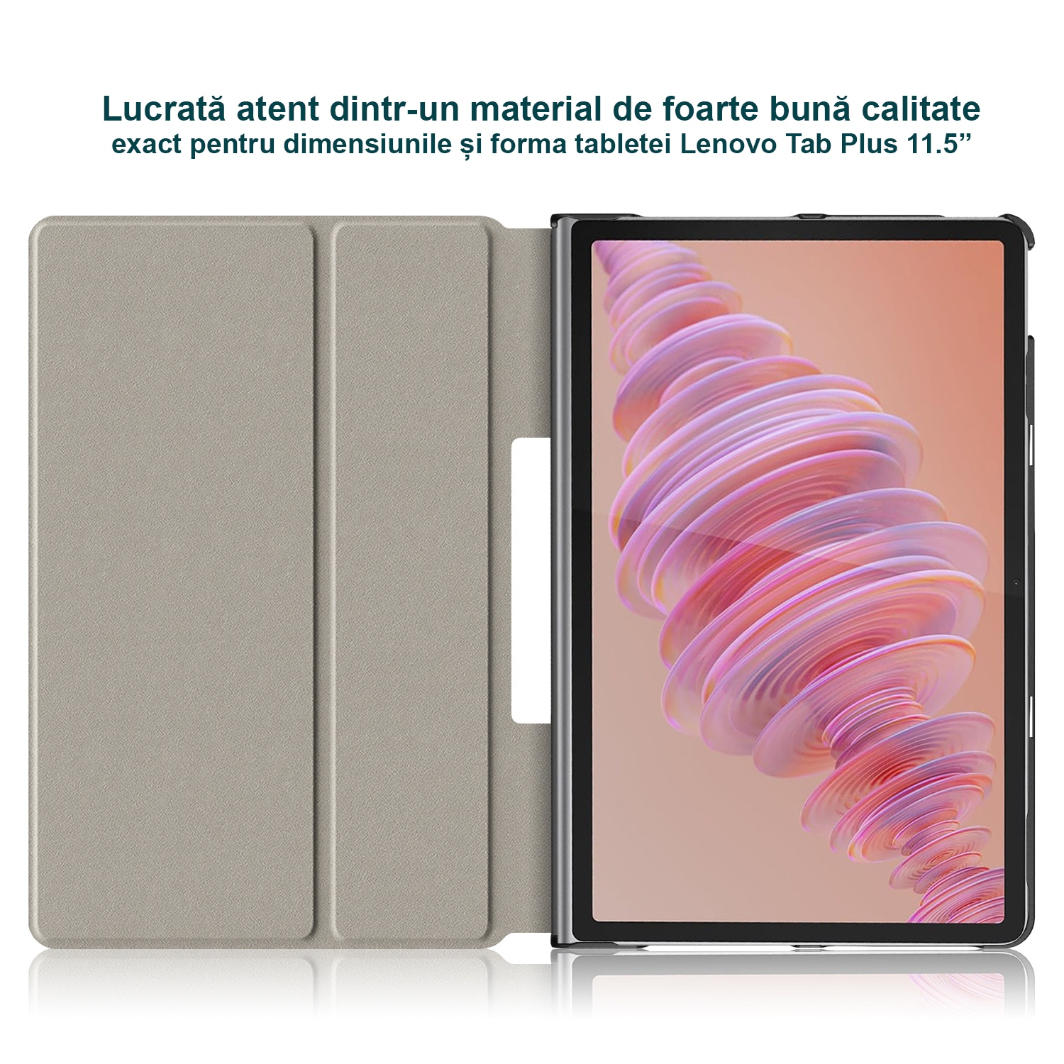 Husa pentru tableta Lenovo Tab Plus, 11.5 inch, negru, DDOLI