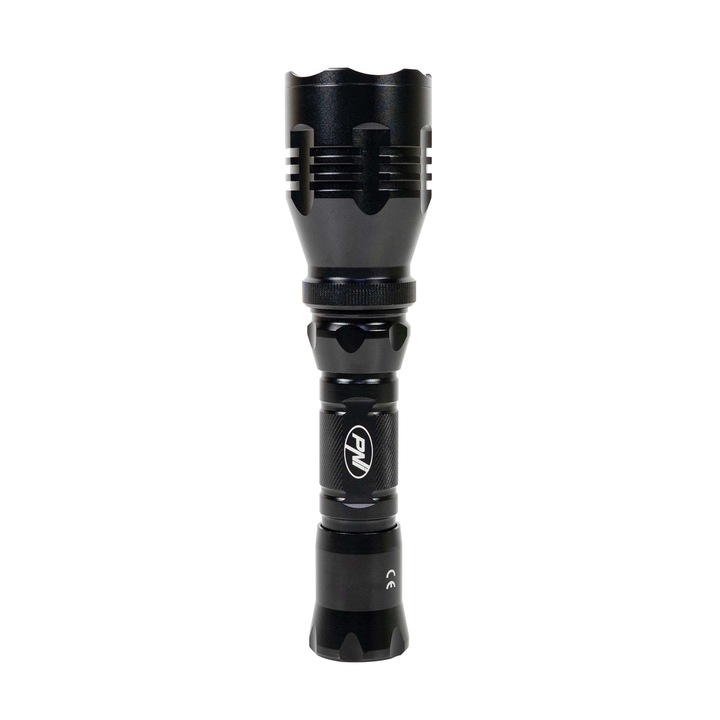 Фенер PNI Adventure FBW48 с LED, 750lm, алуминий, батерия 3000 mAh, разстояние 450 метра, черен