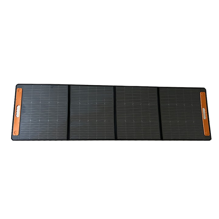 Сгъваем слънчев панел, 200W PYRAMID® за къмпинг, туризъм, риболов, SZ-200-FC-B
