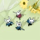 Pin brosa, Hollow Knight - Model 4, multicolor, 4 cm x 5 cm