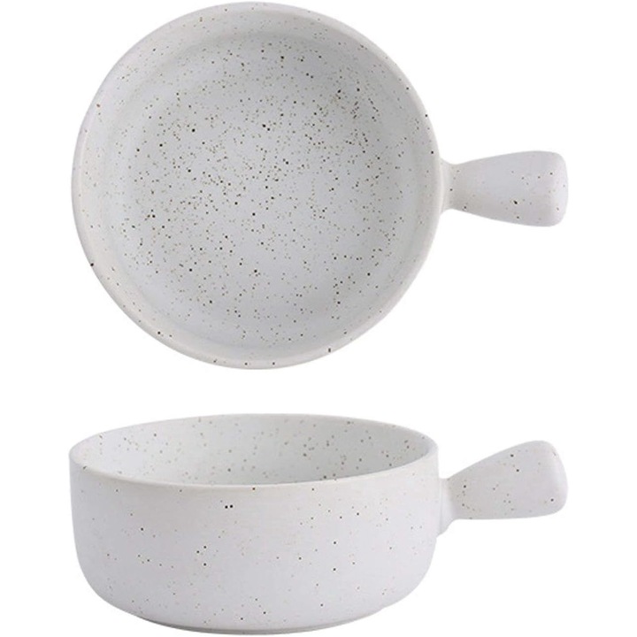 Bol paste cu maner ceramic 8 inch