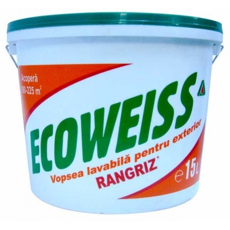 Vopsea Lavabila Ecoweiss De Exterior 15l Emag Ro