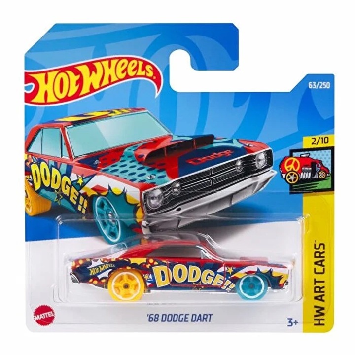 Hot Wheels количка, 68 Dodge Dart