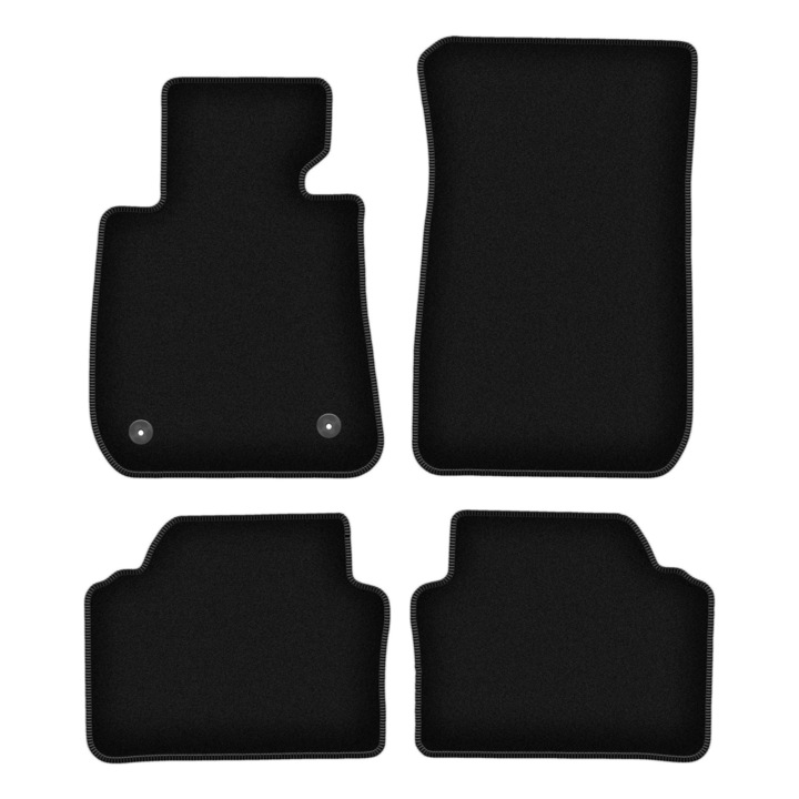 Set BASIC covorase auto, 4 bucati, presuri auto, pentru:: BMW 3 E90 (2004-2011) sedan negru