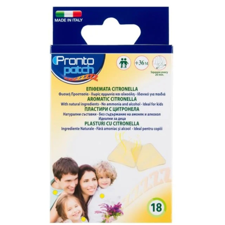 Plasturi Anti Tantari cu Citronella - 18buc