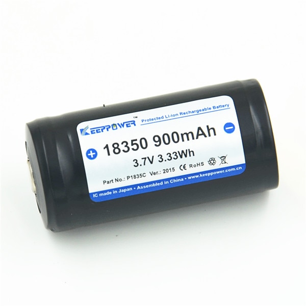 Acumulator KEEPPOWER ICR18350-90PCM 900mAh Li-ION cu protectie