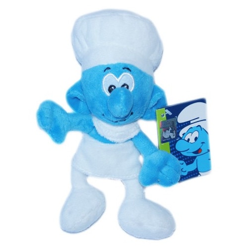 Figurina de plus Strumf Bucatarul - Strumfii 15 cm