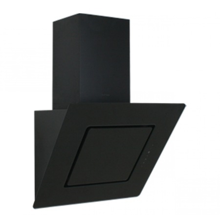 Hota decorativa Studio Casa Festa 60 cm, Sticla neagra, Telecomanda, Putere de absorbtie 556 m3/h