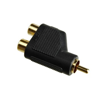 Conector Adaptor RCA-RCA Kacsa Audio AA-688G Conector Adaptor RCA-RCA Kacsa Audio AA-688G