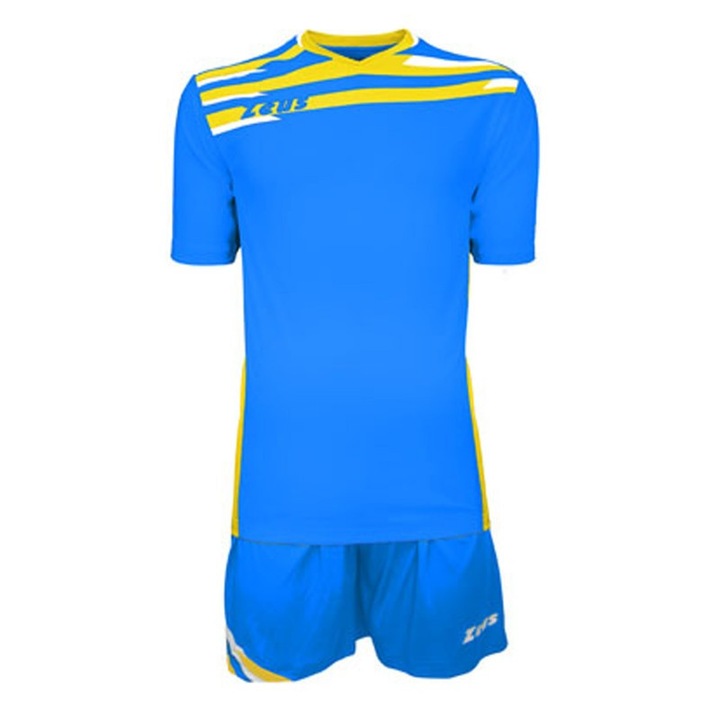 Echipament Fotbal, Volei, Handbal, Kit Itaca, Zeus, Galben/Albastru deschis