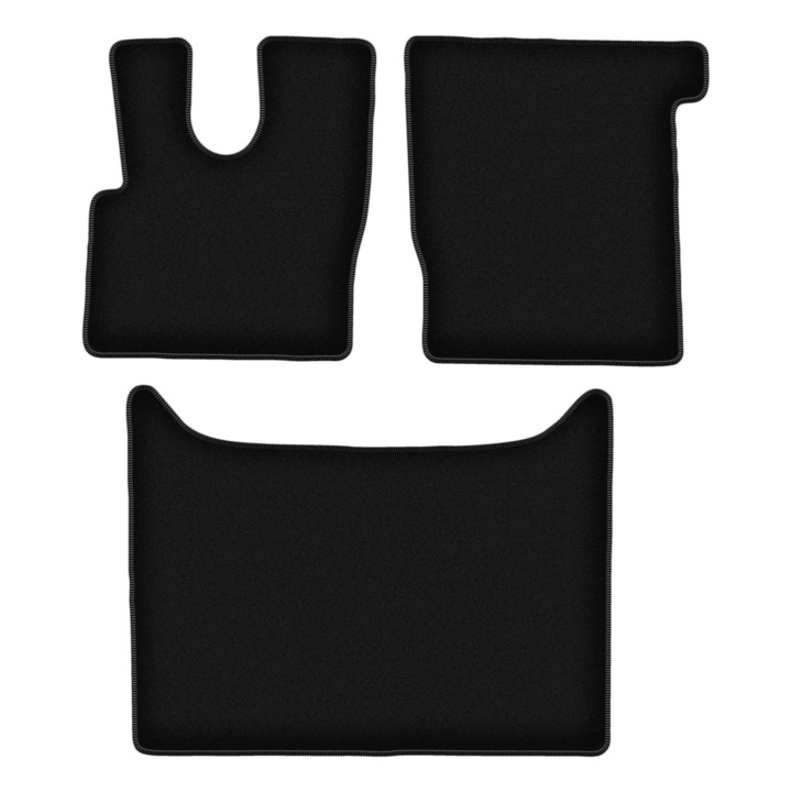 Set BASIC covorase auto, 3 bucati, presuri auto, pentru:: Daf XF 106 (2017) Automat negru