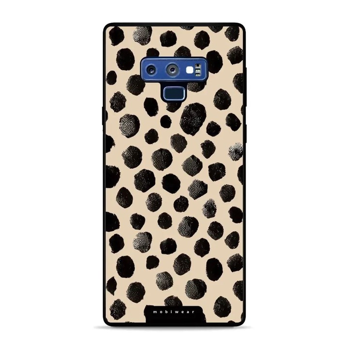Husa pentru Samsung Galaxy Note 9, MobiWear, Negru/Bej