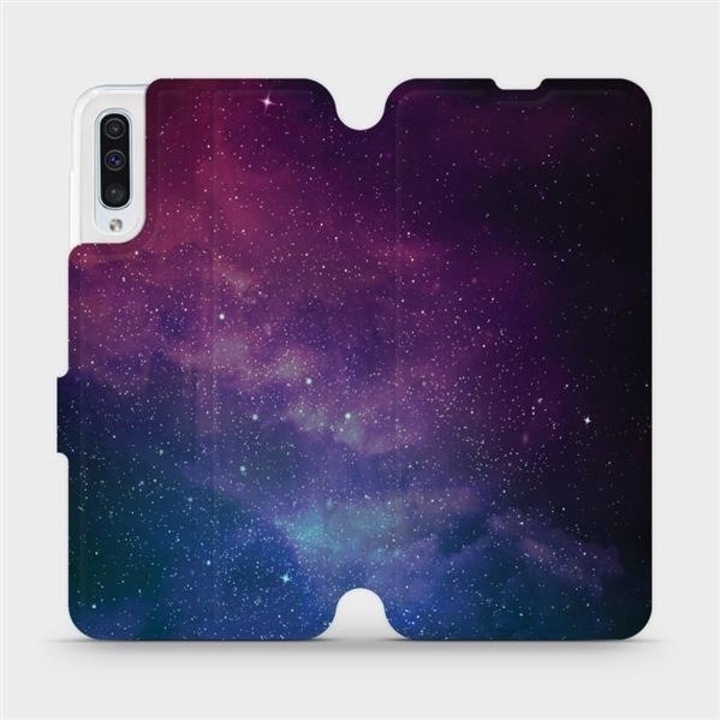 Mobiwear flip telefontok Samsung Galaxy A50 telefonhoz, elegáns kivitel, ütés- és karcálló