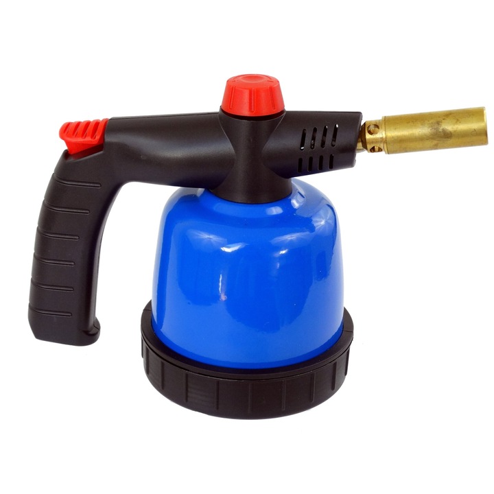 Lampa de gaz, JOBIextra, cu aprindere, 360°, 1350°C, 190g