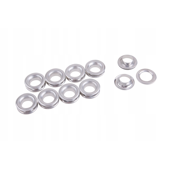 10 db alátét készlet, S-Line, 12mm, ezüst