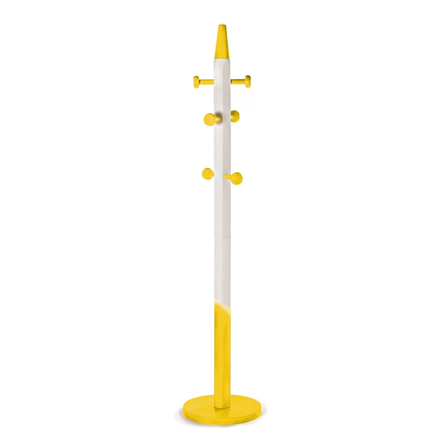 Cuier QMOBILI Pen P Galben, lemn, 6 agatatori