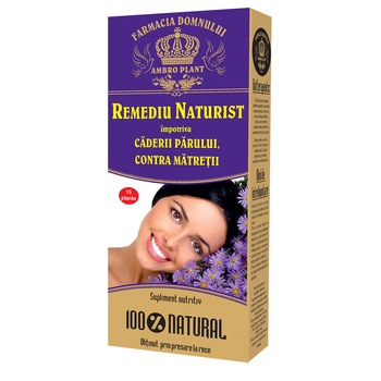 Remediu naturist impotriva caderii parului, contra matretii 100% natural, 500 ml, Ambro Plant Remediu naturist impotriva caderii parului, contra matretii 100% natural, 500 ml, Ambro Plant