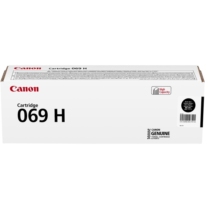 Cartus toner CRG069HBK, randament mare, Negru, pentru MF752Cdw/MF754Cdw/LBP673Cdw (7.600 pages)