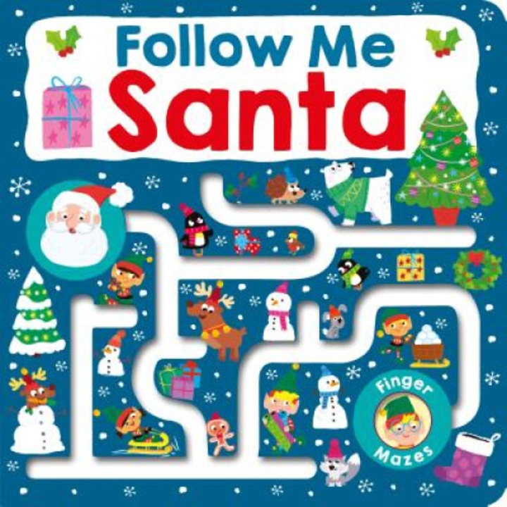Maze Book: Follow Me Santa - Roger Priddy