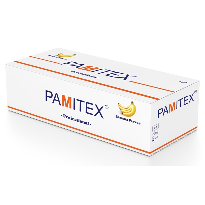 PAMITEX Óvszer, 144 db, Banana