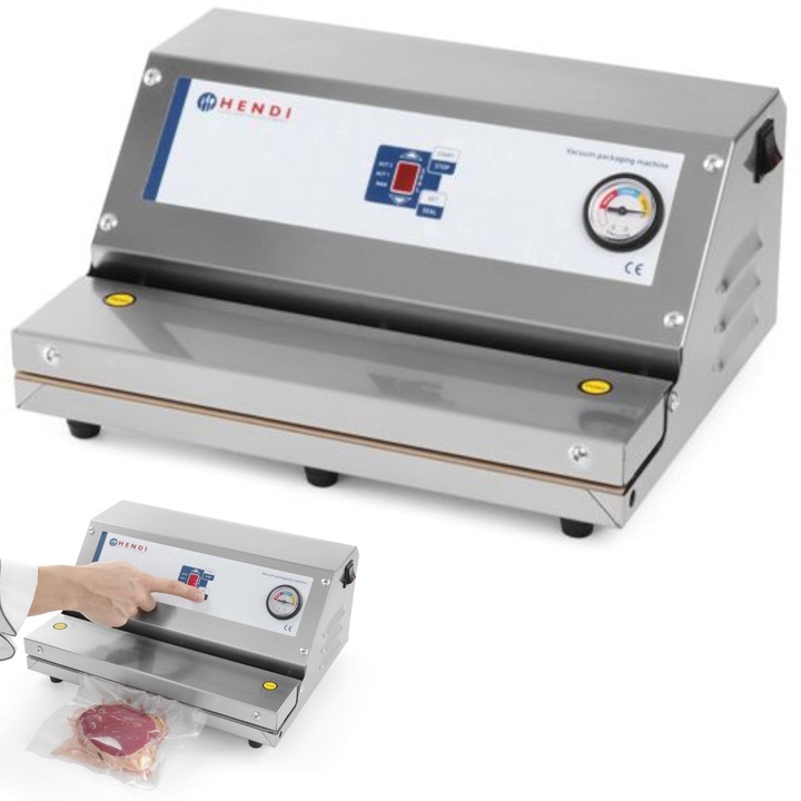 Aparat de vidat Hendi Profi Line, 350mm, inox, 370x280x170mm