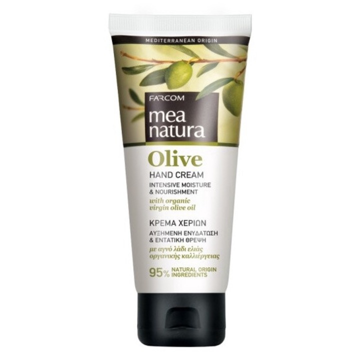 FARCOM kézkrém olajbogyóval mea natura 100ML Fokozott hidratálás és intenzív táplálás. Minden bőrtípusra