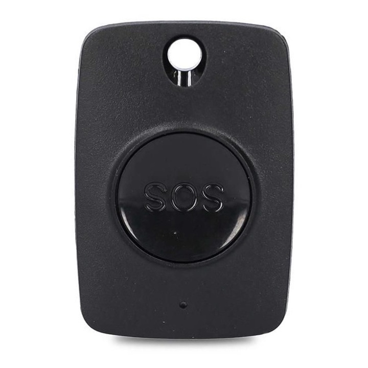 Buton de panica Smart, Zigbee 3.0, baterie CR2450, negru