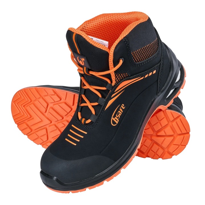 Bocanci de protectie Bsafe Boost S3PS SR FO, portocaliu, Marimea 42