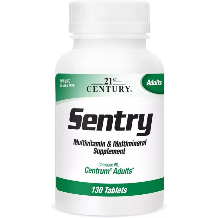 Sentry, Multivitamine si multiminerale, 21st Century - 130 tabs