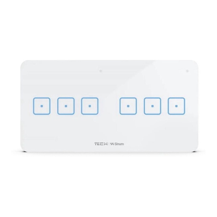 Intrerupator cu fir WSS-33M, alb, 6 poli