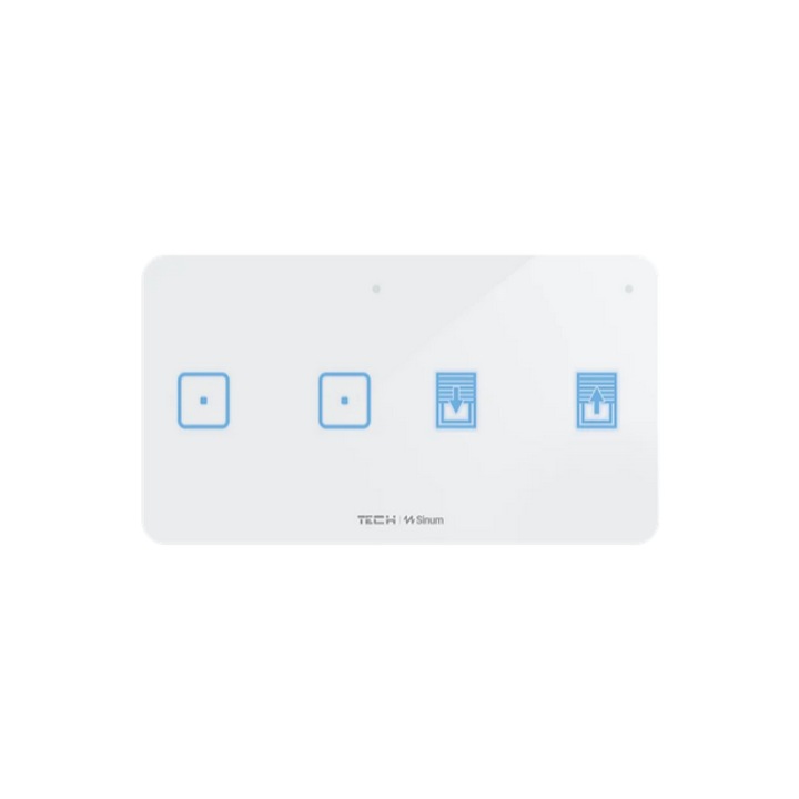 Intrerupator bicolor, TECH Sterowniki, model WSZ-22mP, alb