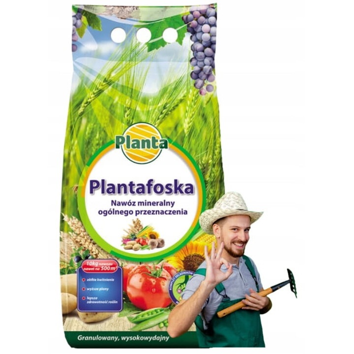 Ingrasamant mineral universal 10kg Planta, granule, NPK 7-21-28, pentru legume si flori