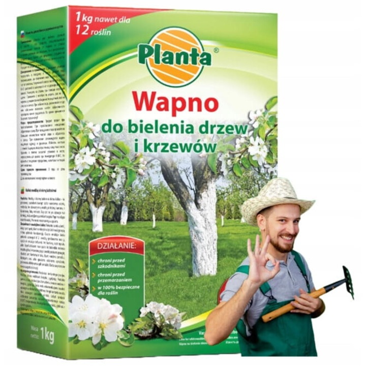 Pulbere dezacidificatoare pentru sol si albirea arborilor, Planta, 1kg