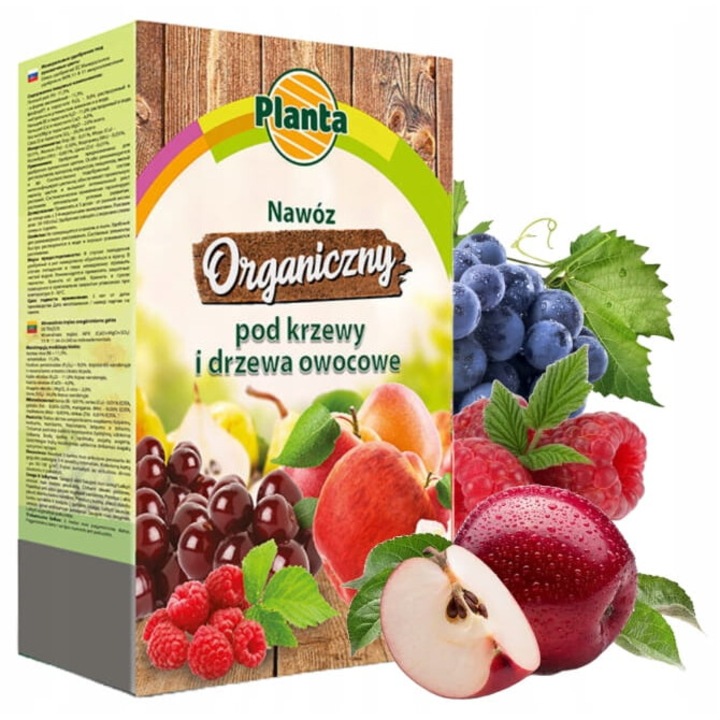 Ingrasamant organic pentru pomi si arbusti fructiferi, Planta, 1,8kg, actiune de lunga durata, natural