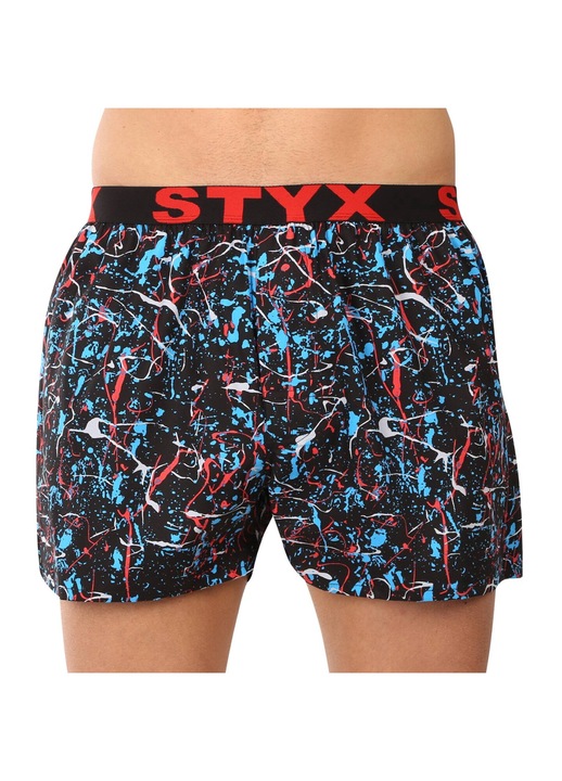 Lenjerie intima Pantaloni scurti barbati Styx, sport, cauciuc, negru