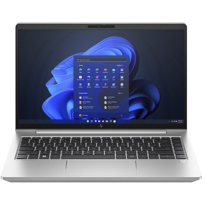 HP EliteBook 640 G10 laptop, 14" Full HD, Intel® Core™ i5 1345U 4,7 GHz-ig, 16 GB RAM DDR4 3200, 256 GB SSD, Intel Iris Xᵉ Graphics, Bang & Olufsen, Windows 11 Pro, Pike Silver Aluminum DDR4