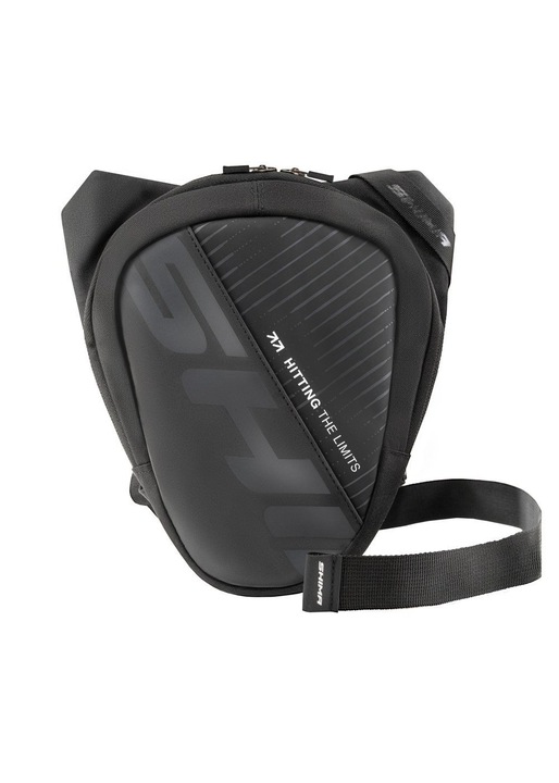 Shima DIVISION lábtáska, fekete, tágas főrekesszel és funkcionális zsebekkel