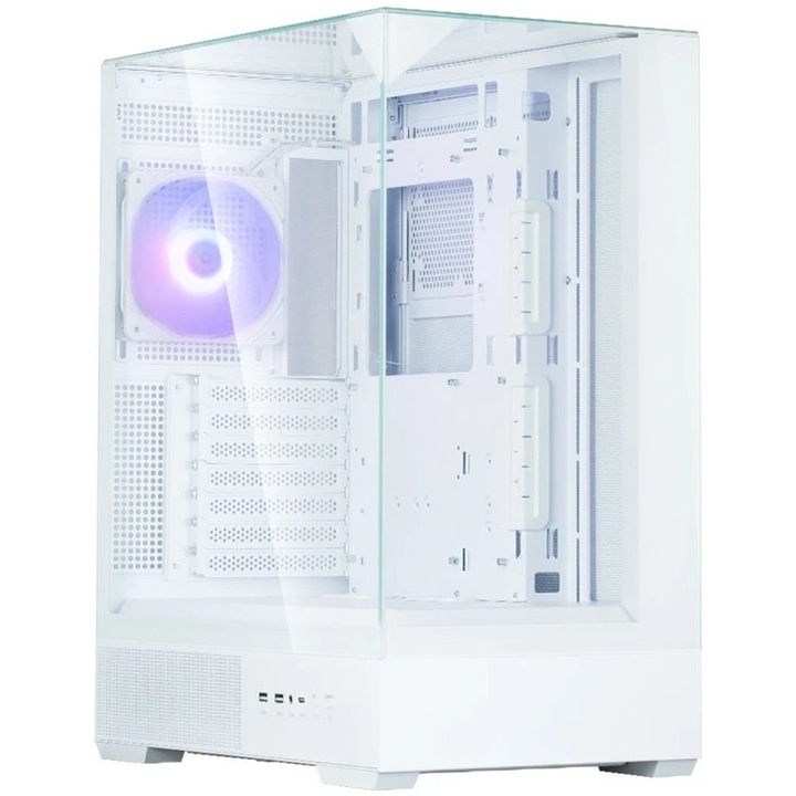 Компютърна кутия Zalman P40 Prism, Бял, Middle Tower