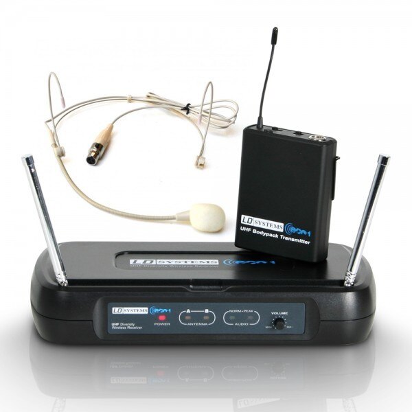 Sistem wireless tip Head-Set LD-Systems ECO 2 BPH White