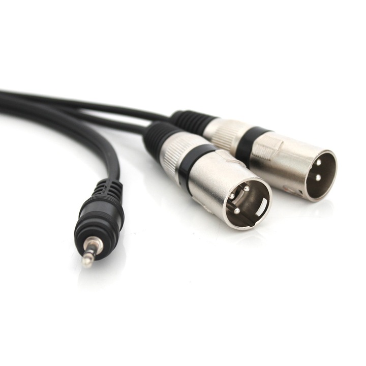 Cablu audio eXpertCable JACK (3,5mm) - 2xXLR - 3m