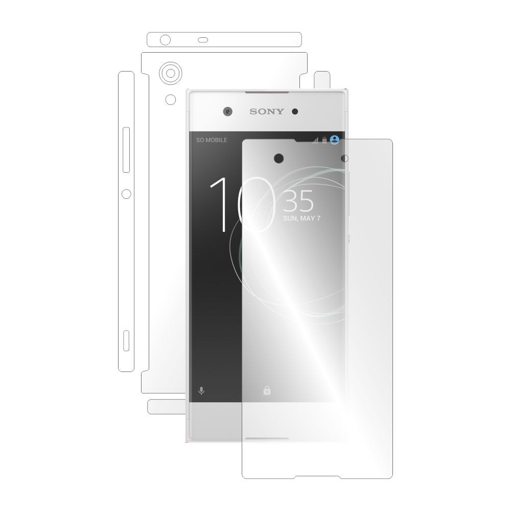 Folie Smart Protection Sony Xperia XA1 fullbody,protectie completa ecran,spate si laterale+Smart Spray®,Smart Squeegee® si microfibra incluse