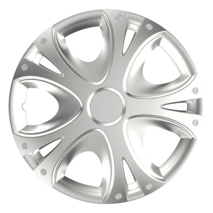 Set Capace Roti Auto Jante Dynamic 4buc - Argintiu - 15 inch