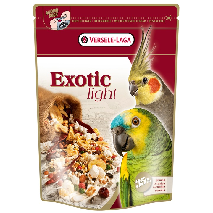 Храна за папагали Versele Laga Prestige Premium, Exotic Light Mix, 750 гр