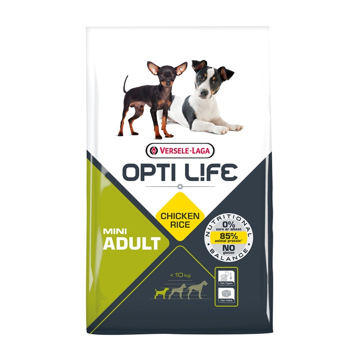 Суха храна за кучета Versele Laga Opti Life, Adult Mini, 7,5 кг