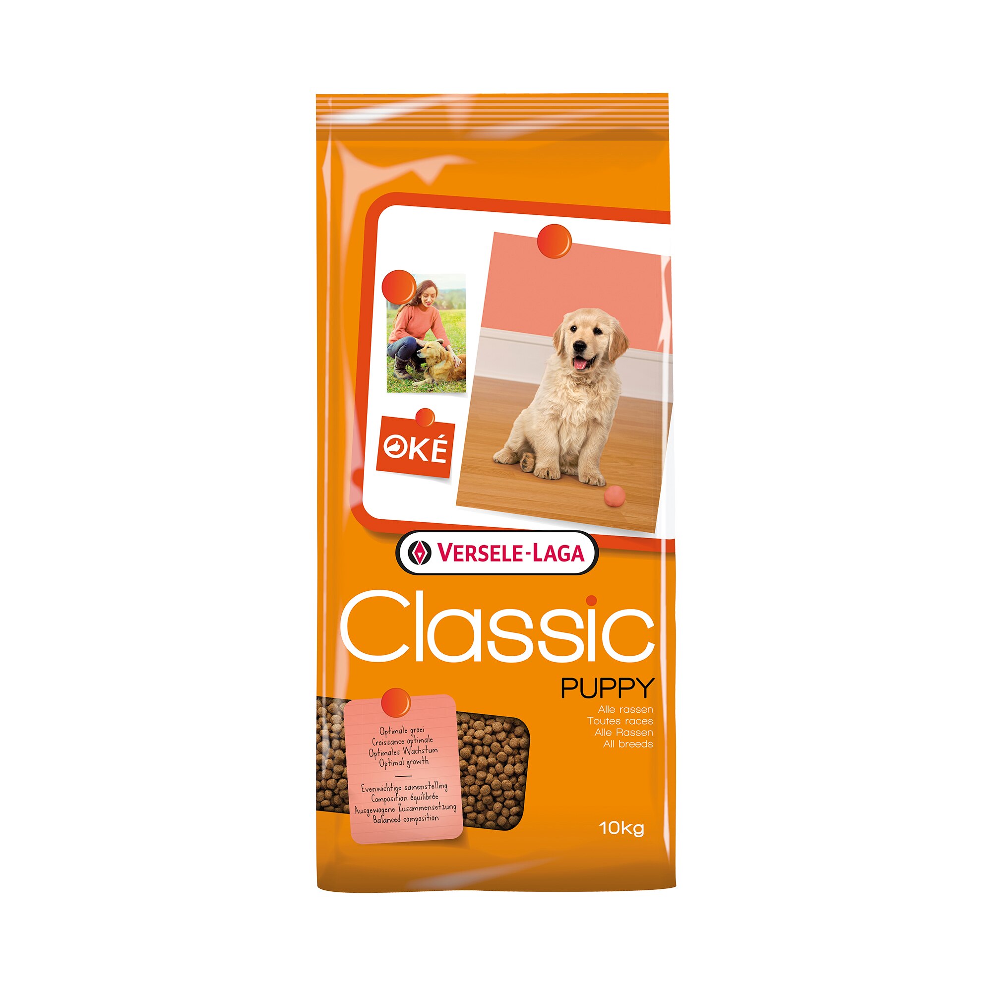 Hrana uscata pentru caini Versele Laga Classic, Puppy, 10 kg