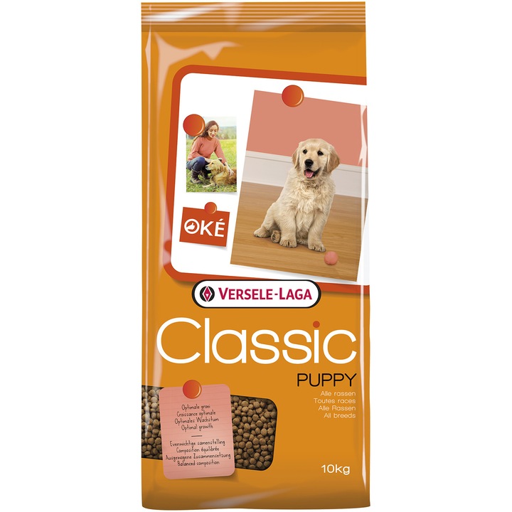 Hrana uscata pentru caini Versele Laga Classic, Puppy, 10 kg