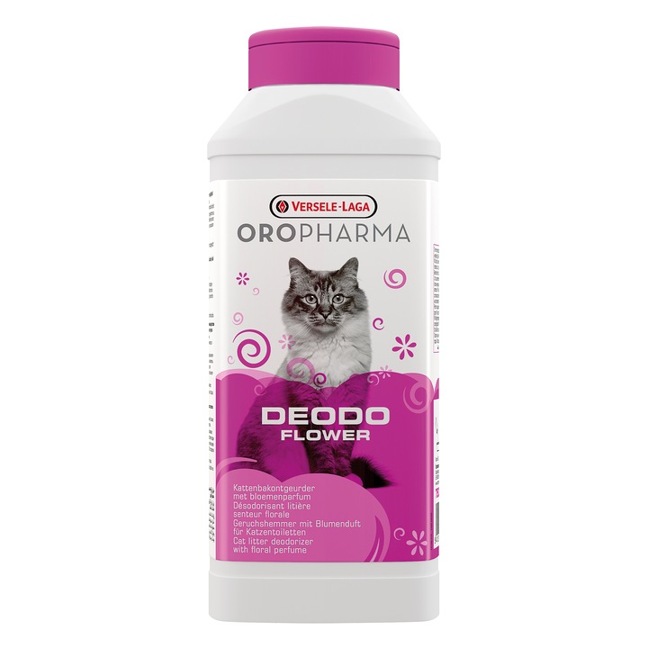 Deodorant pentru litiera Oropharma, Flori, 750g