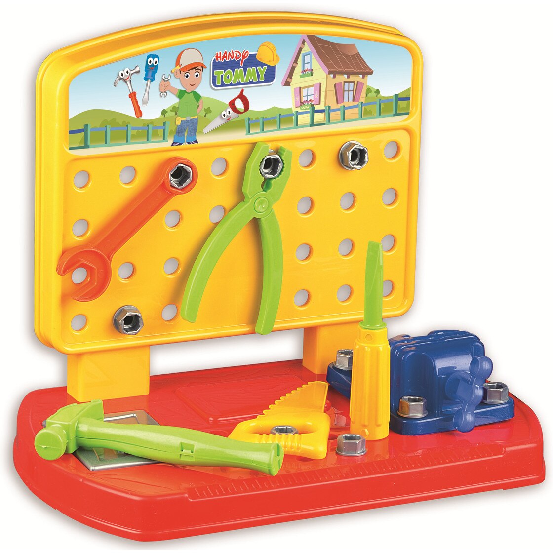 Banc de lucru Handy Tommy 28 piese, Ucar Toys